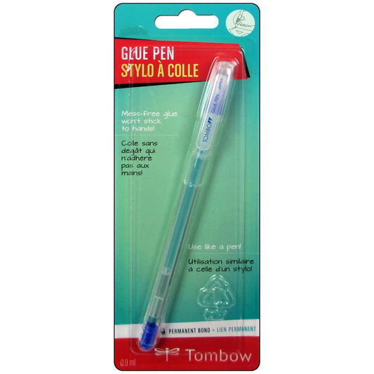 tombow adhesive glue pen permanent .9ml