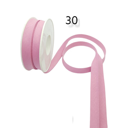 hobby trendy 100% cotton bias binding tape (double fold) 10mm (3/8") (5meters- 5.46yards) for sewing, seaming, binding, hemming, piping, quilting 30 pink