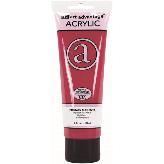 art advantage acrylic paint 4oz primary magenta