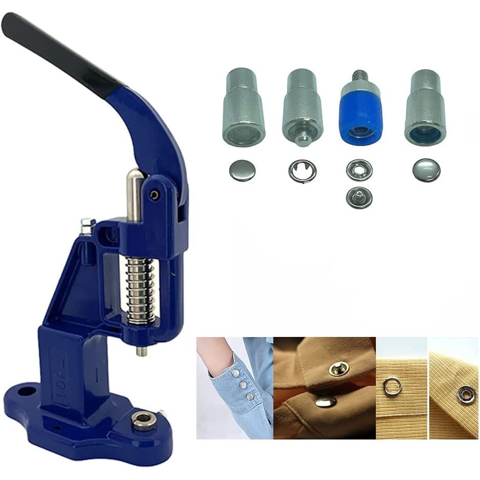 Snap Button Press Machine Grommet Press Rivet Press Grommet Setter Kit –  SnapS Tools