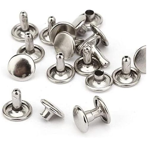 9mm double capped  rivets (size 33.5) 100 sets