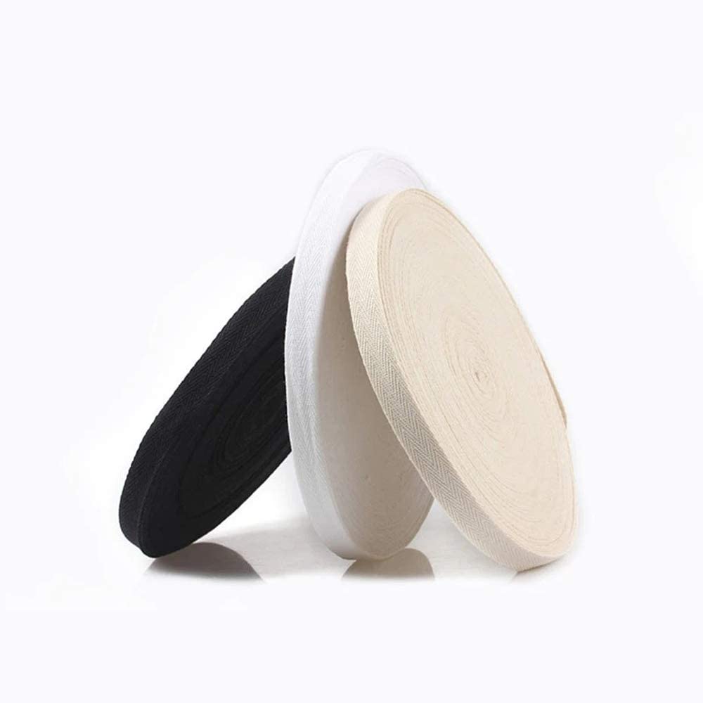 1 Natural Cotton Twill Tape Ribbon Earth Friendly Ribbon 5 Yards 