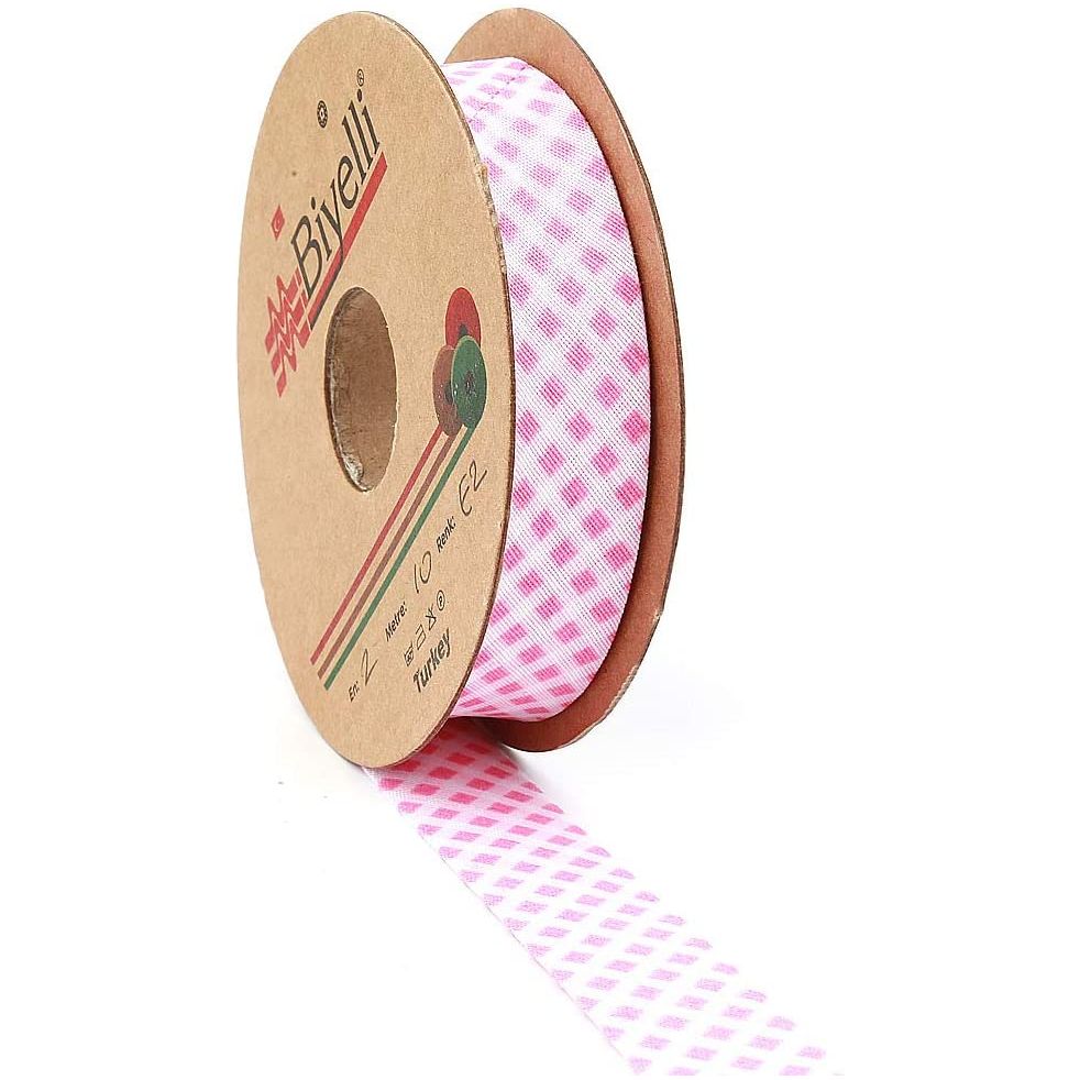 hobby trendy plaid bias binding tape (single fold) 20mm-13/16inch (10meters-10.93yds) diy garment accessories