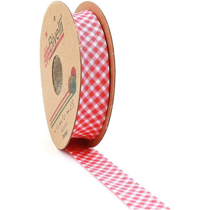 hobby trendy plaid bias binding tape (single fold) 20mm-13/16inch (10meters-10.93yds) diy garment accessories