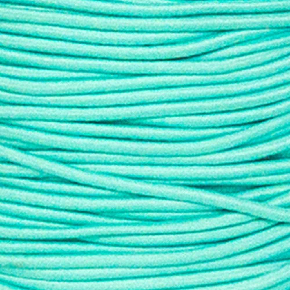 10 yards elastic cord stretch string, elastic beading cord string for bracelets, necklaces, jewelry making, beadinggreat for crafts, hair ties and for sewing diy crafts dark mint / 10 yards