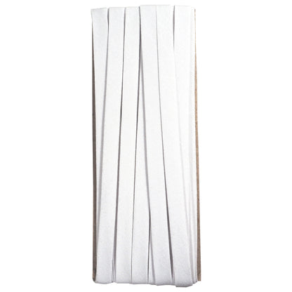 double fold cotton bias binding tape 10mm- 3/8inch (5yds) 5 yards / white
