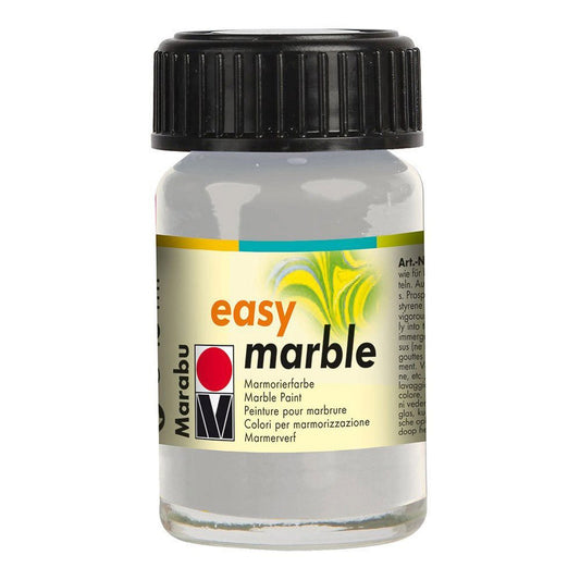 marabu easy marble paint 0.5 oz silver