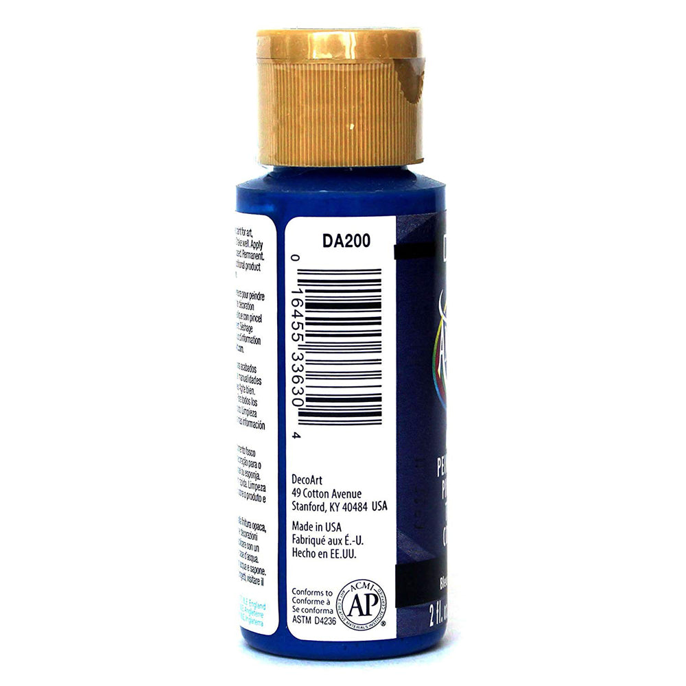 decoart americana acrylic - primary blue - 2oz