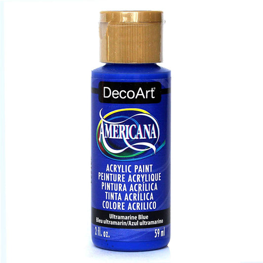 decoart americana acrylic - ultramarine blue - 2oz