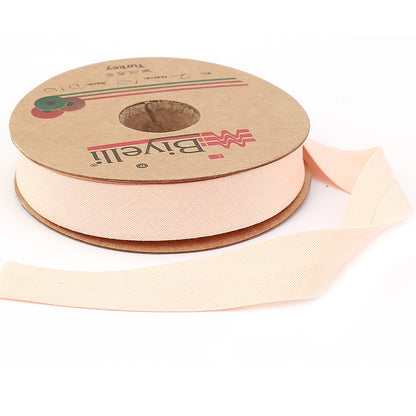 hobby trendy cotton bias binding tape (single fold) 20mm-13/16inch (25meters-27.34yds) garment accessories salmon