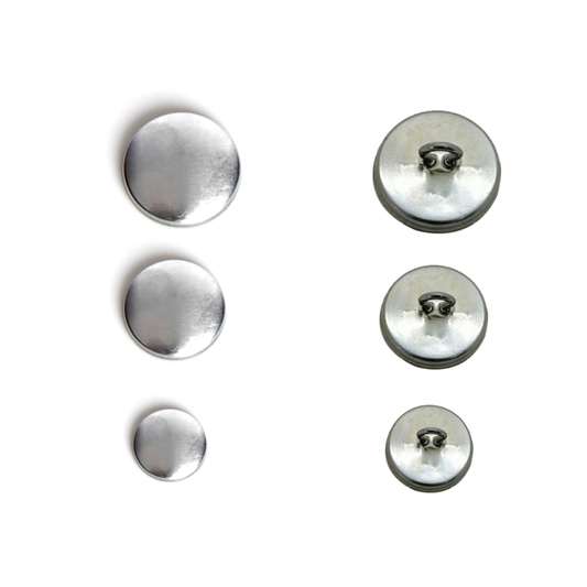 buttons to cover metal back - round aluminum cover buttons - diy fabric cover buttons