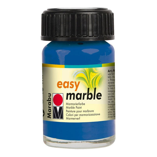 marabu easy marble paint 0.5 oz azure blue