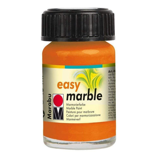 marabu easy marble paint 0.5 oz orange