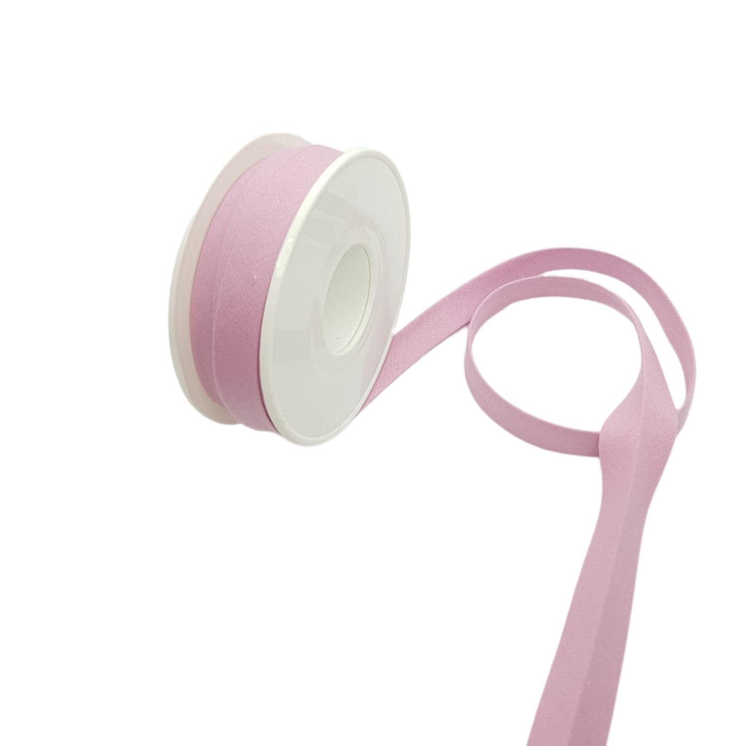 hobby trendy 100% cotton bias binding tape (double fold) 10mm (3/8") (5meters- 5.46yards) for sewing, seaming, binding, hemming, piping, quilting 103 pink