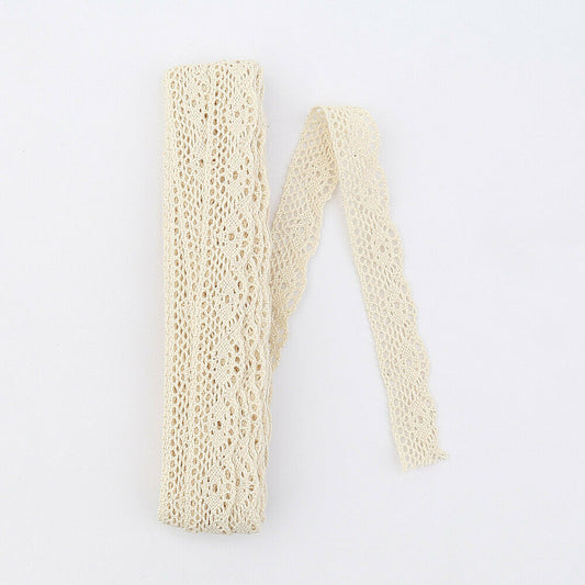 5mt cotton crochet lace vintage trimming (9503)