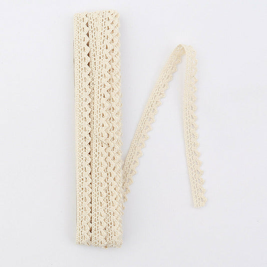 cotton crochet lace trimming - 5 mt (s169)