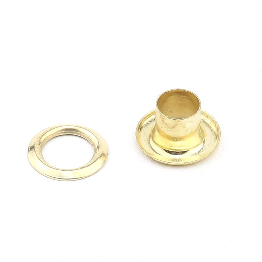 eyelets / grommets  size no:2 goldtone / 500